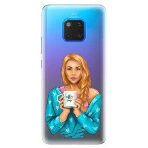 Silikónové puzdro iSaprio - Coffe Now - Redhead - Huawei Mate 20 Pro