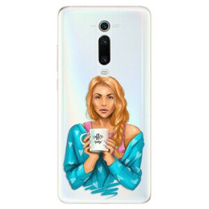 Odolné silikónové puzdro iSaprio - Coffe Now - Redhead - Xiaomi Mi 9T Pro