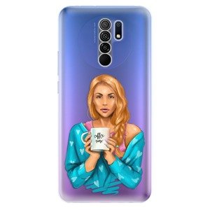 Odolné silikónové puzdro iSaprio - Coffe Now - Redhead - Xiaomi Redmi 9