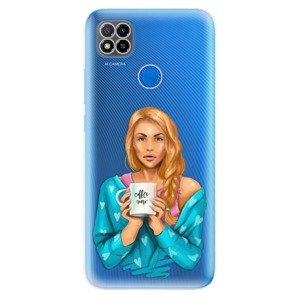 Odolné silikónové puzdro iSaprio - Coffe Now - Redhead - Xiaomi Redmi 9C