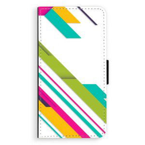 Flipové puzdro iSaprio - Color Stripes 03 - iPhone XS Max