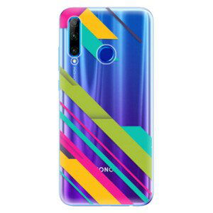 Odolné silikónové puzdro iSaprio - Color Stripes 03 - Huawei Honor 20 Lite