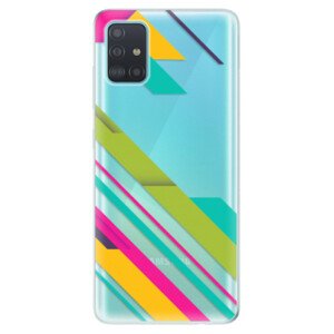 Odolné silikónové puzdro iSaprio - Color Stripes 03 - Samsung Galaxy A51