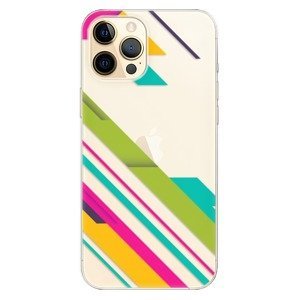 Odolné silikónové puzdro iSaprio - Color Stripes 03 - iPhone 12 Pro Max
