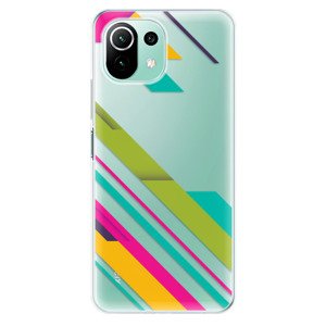 Odolné silikónové puzdro iSaprio - Color Stripes 03 - Xiaomi Mi 11 Lite