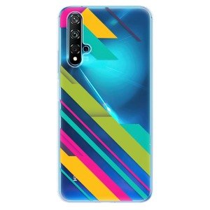 Odolné silikónové puzdro iSaprio - Color Stripes 03 - Huawei Nova 5T