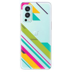 Odolné silikónové puzdro iSaprio - Color Stripes 03 - OnePlus Nord 2 5G