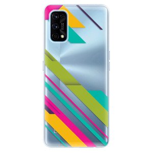 Odolné silikónové puzdro iSaprio - Color Stripes 03 - Realme 7 Pro