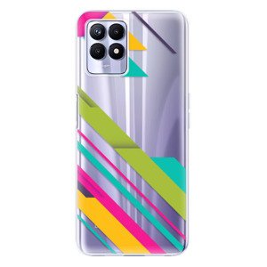 Odolné silikónové puzdro iSaprio - Color Stripes 03 - Realme 8i