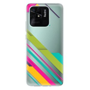 Odolné silikónové puzdro iSaprio - Color Stripes 03 - Xiaomi Redmi 10C