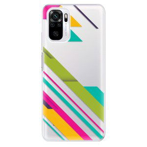 Odolné silikónové puzdro iSaprio - Color Stripes 03 - Xiaomi Redmi Note 10 / Note 10S