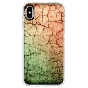 Silikónové púzdro Bumper iSaprio - Cracked Wall 01 - iPhone XS Max