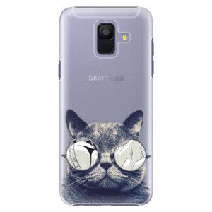 Plastové puzdro iSaprio - Crazy Cat 01 - Samsung Galaxy A6