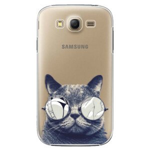 Plastové puzdro iSaprio - Crazy Cat 01 - Samsung Galaxy Grand Neo Plus