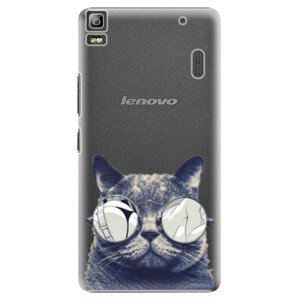 Plastové puzdro iSaprio - Crazy Cat 01 - Lenovo A7000