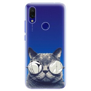 Plastové puzdro iSaprio - Crazy Cat 01 - Xiaomi Redmi 7