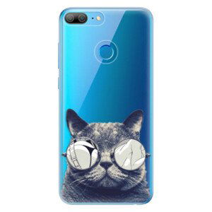 Odolné silikónové puzdro iSaprio - Crazy Cat 01 - Huawei Honor 9 Lite