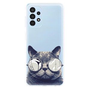 Odolné silikónové puzdro iSaprio - Crazy Cat 01 - Samsung Galaxy A13