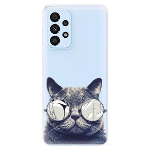 Odolné silikónové puzdro iSaprio - Crazy Cat 01 - Samsung Galaxy A33 5G