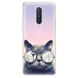 Odolné silikónové puzdro iSaprio - Crazy Cat 01 - OnePlus 8