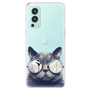 Odolné silikónové puzdro iSaprio - Crazy Cat 01 - OnePlus Nord 2 5G