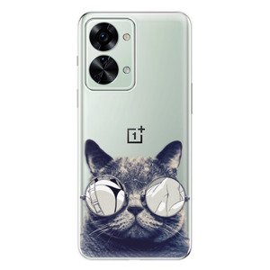 Odolné silikónové puzdro iSaprio - Crazy Cat 01 - OnePlus Nord 2T 5G