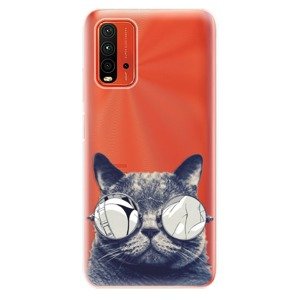 Odolné silikónové puzdro iSaprio - Crazy Cat 01 - Xiaomi Redmi 9T