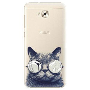 Plastové puzdro iSaprio - Crazy Cat 01 - Asus ZenFone 4 Selfie ZD553KL