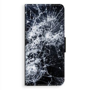 Flipové puzdro iSaprio - Cracked - Samsung Galaxy A8 Plus