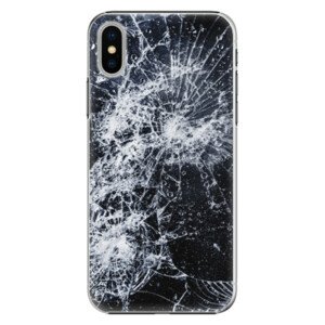 Plastové puzdro iSaprio - Cracked - iPhone X