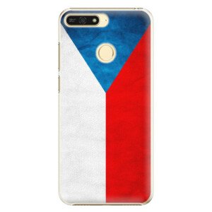 Plastové puzdro iSaprio - Czech Flag - Huawei Honor 7A