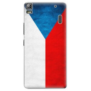 Plastové puzdro iSaprio - Czech Flag - Lenovo A7000