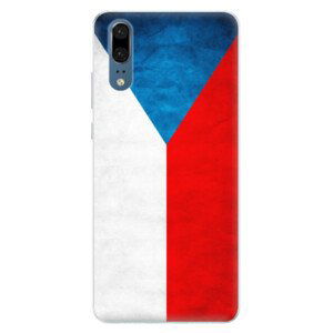 Silikónové puzdro iSaprio - Czech Flag - Huawei P20