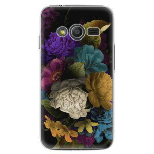 Plastové puzdro iSaprio - Dark Flowers - Samsung Galaxy Trend 2 Lite