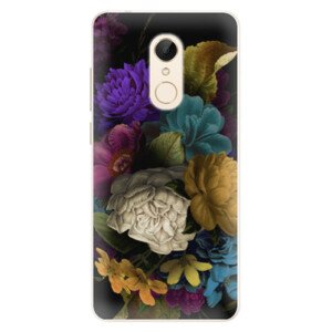 Silikónové puzdro iSaprio - Dark Flowers - Xiaomi Redmi 5