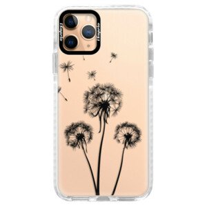 Silikónové puzdro Bumper iSaprio - Three Dandelions - black - iPhone 11 Pro