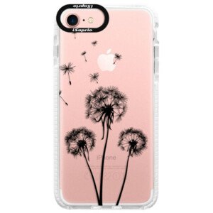 Silikónové púzdro Bumper iSaprio - Three Dandelions - black - iPhone 7