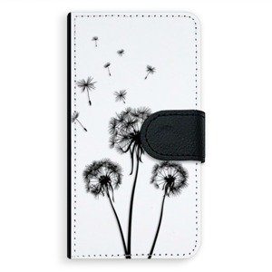 Univerzálne flipové puzdro iSaprio - Three Dandelions - black - Flip L