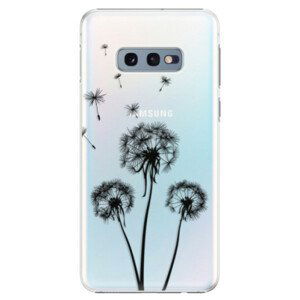 Plastové puzdro iSaprio - Three Dandelions - black - Samsung Galaxy S10e