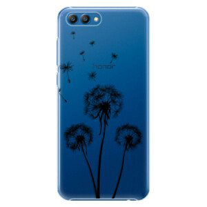 Plastové puzdro iSaprio - Three Dandelions - black - Huawei Honor View 10