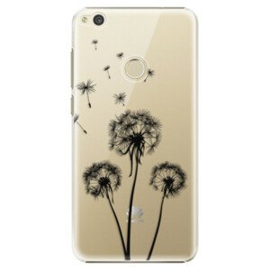 Plastové puzdro iSaprio - Three Dandelions - black - Huawei P9 Lite 2017