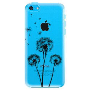 Plastové puzdro iSaprio - Three Dandelions - black - iPhone 5C