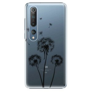 Plastové puzdro iSaprio - Three Dandelions - black - Xiaomi Mi 10 / Mi 10 Pro