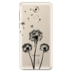 Plastové puzdro iSaprio - Three Dandelions - black - Huawei Nova Smart