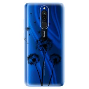 Odolné silikónové puzdro iSaprio - Three Dandelions - black - Xiaomi Redmi 8