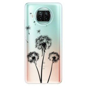 Odolné silikónové puzdro iSaprio - Three Dandelions - black - Xiaomi Mi 10T Lite