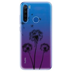 Odolné silikónové puzdro iSaprio - Three Dandelions - black - Xiaomi Redmi Note 8T