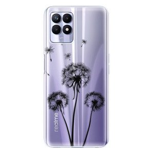 Odolné silikónové puzdro iSaprio - Three Dandelions - black - Realme 8i