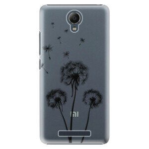 Plastové puzdro iSaprio - Three Dandelions - black - Xiaomi Redmi Note 2