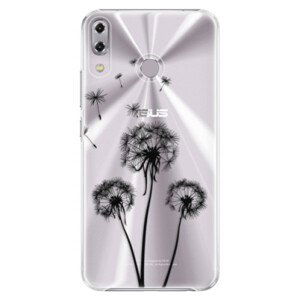 Plastové puzdro iSaprio - Three Dandelions - black - Asus ZenFone 5Z ZS620KL